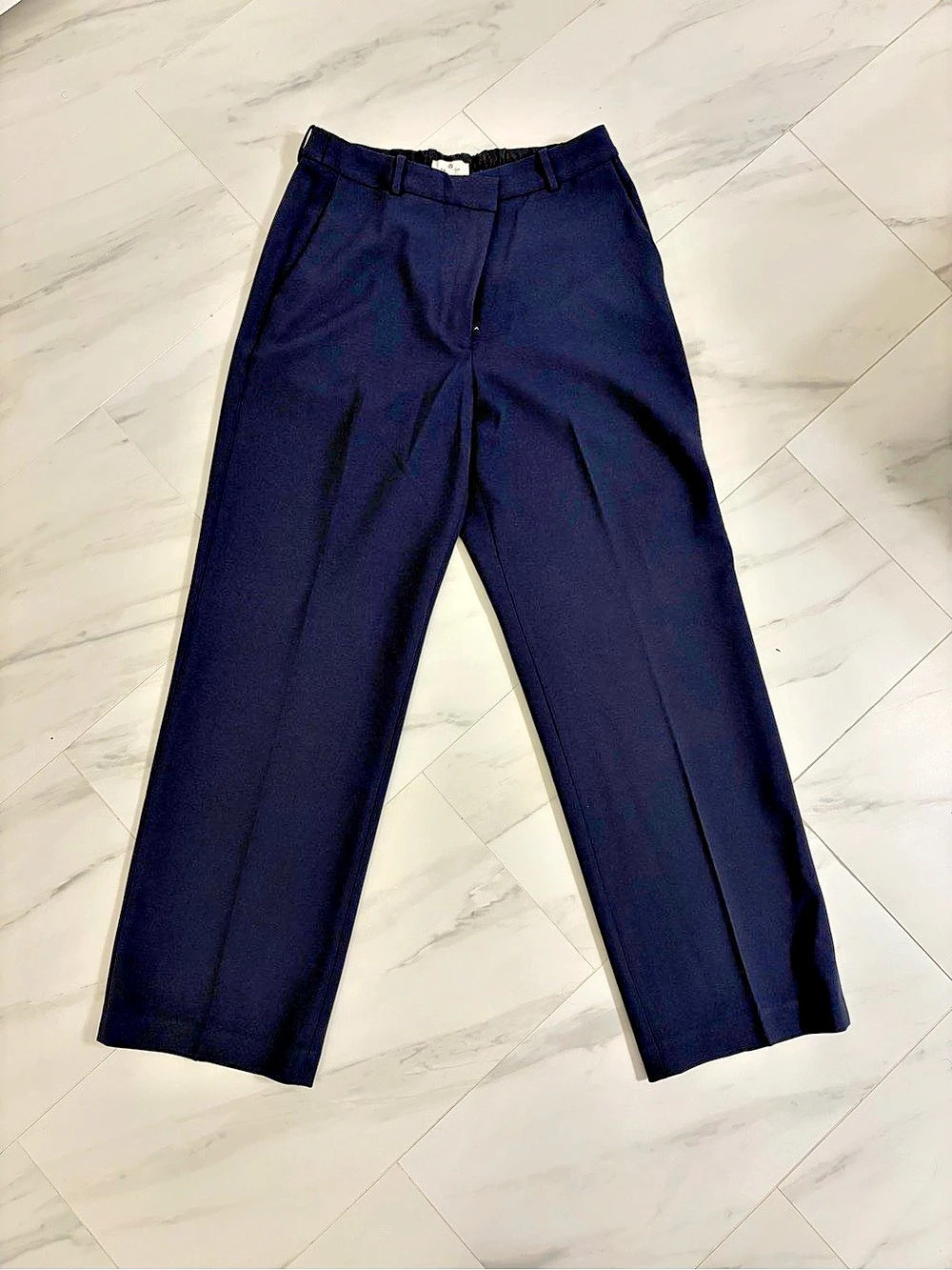 Aritzia Babaton Women’s Straight Leg Trousers in Black Size 14